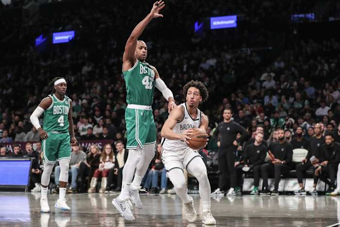 Brooklyn Nets forward Jalen Wilson